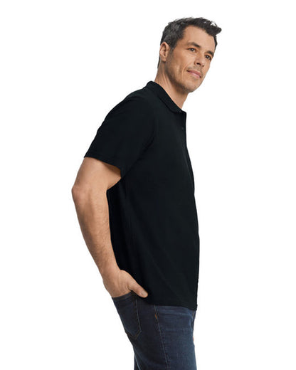 Softstyle Unisex Pique Polo - Black