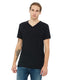 Bella + Canvas 3415C - Unisex Triblend V-Neck T-Shirt - Solid Black Triblend
