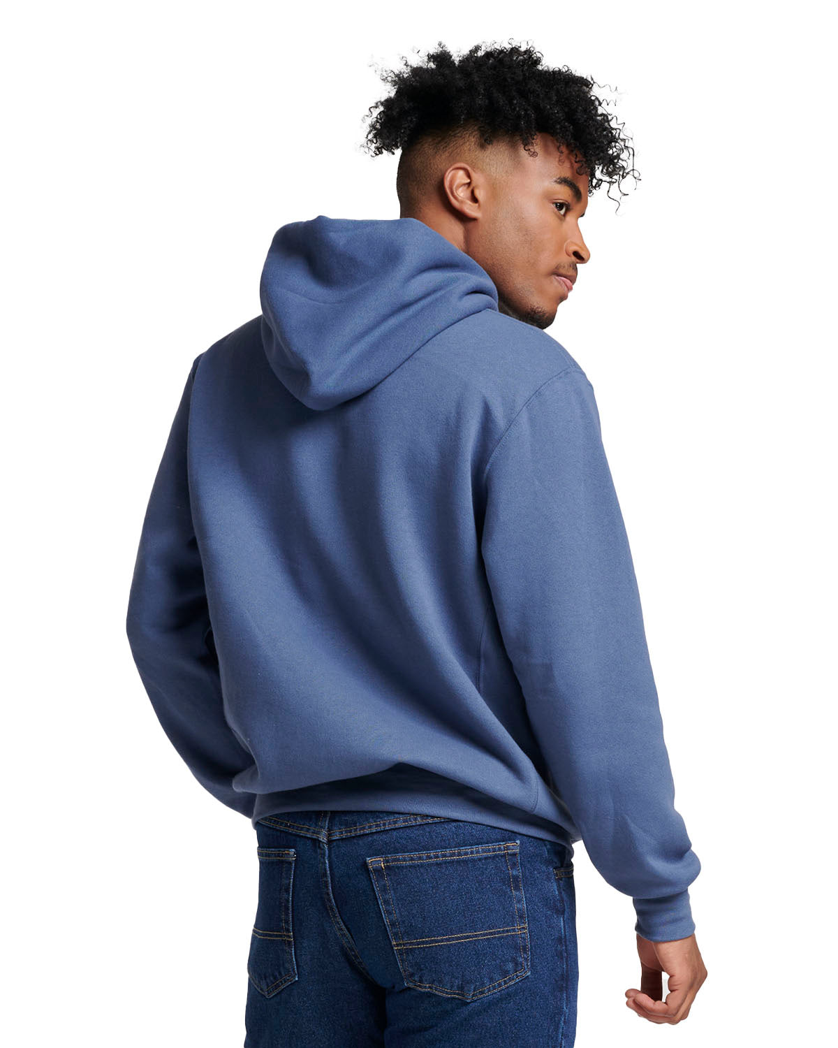 Dri Power® Hooded Pullover Sweatshirt - VINTAGE BLUE