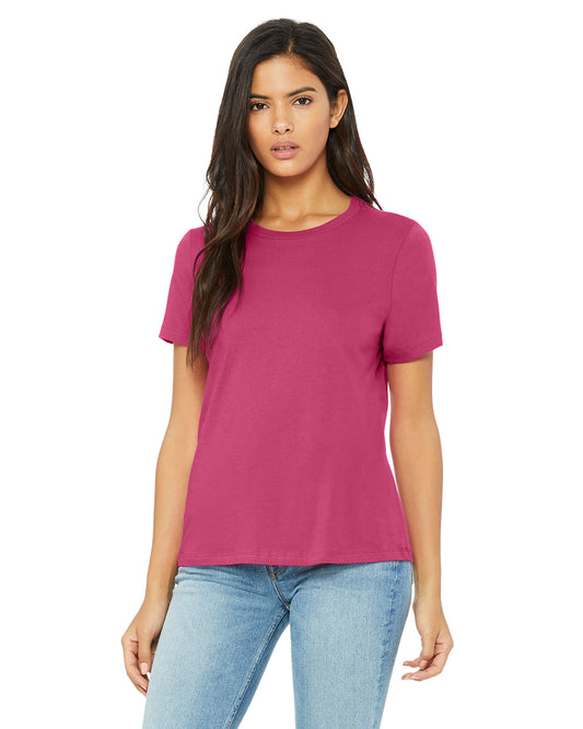 Women's Relaxed Jersey Short-Sleeve T-Shirt - Berry