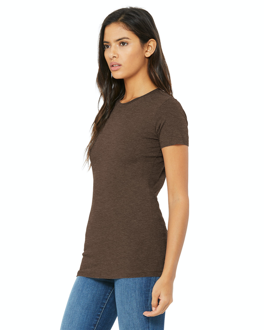 Women's Junior Fit Favorite T-Shirt - Heather Brown