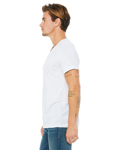 Unisex Jersey Short-Sleeve V-Neck T-Shirt - Ash