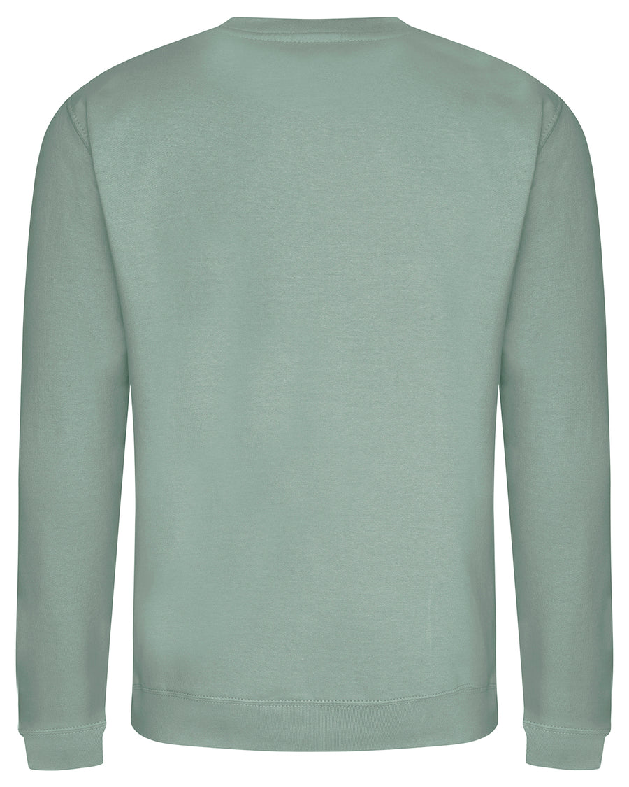 Unisex 80/20 Midweight College Crewneck Sweatshirt - Dusty Green