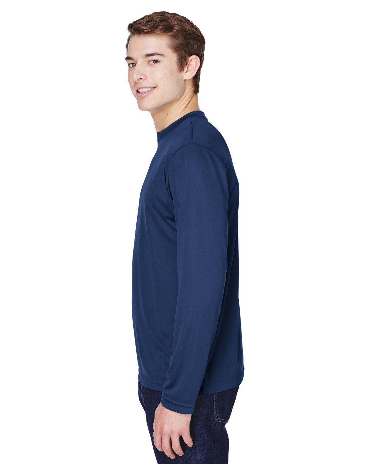 Men's Zone Performance Long-Sleeve T-Shirt - Sport Dark Navy