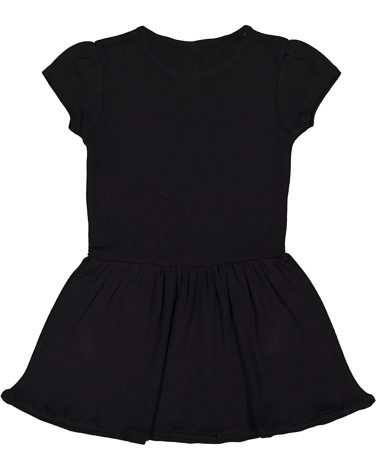 Toddler Baby Rib Dress - Black
