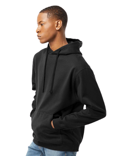 Unisex Fleece Pullover Hoodie - Black
