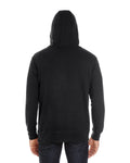 Unisex Triblend French Terry Hoodie - Black Solid