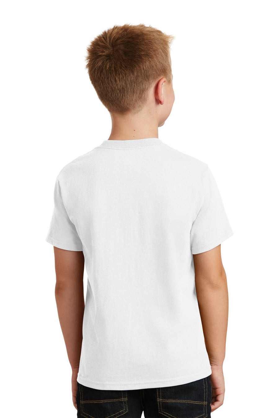 Youth Core Cotton Tee - White