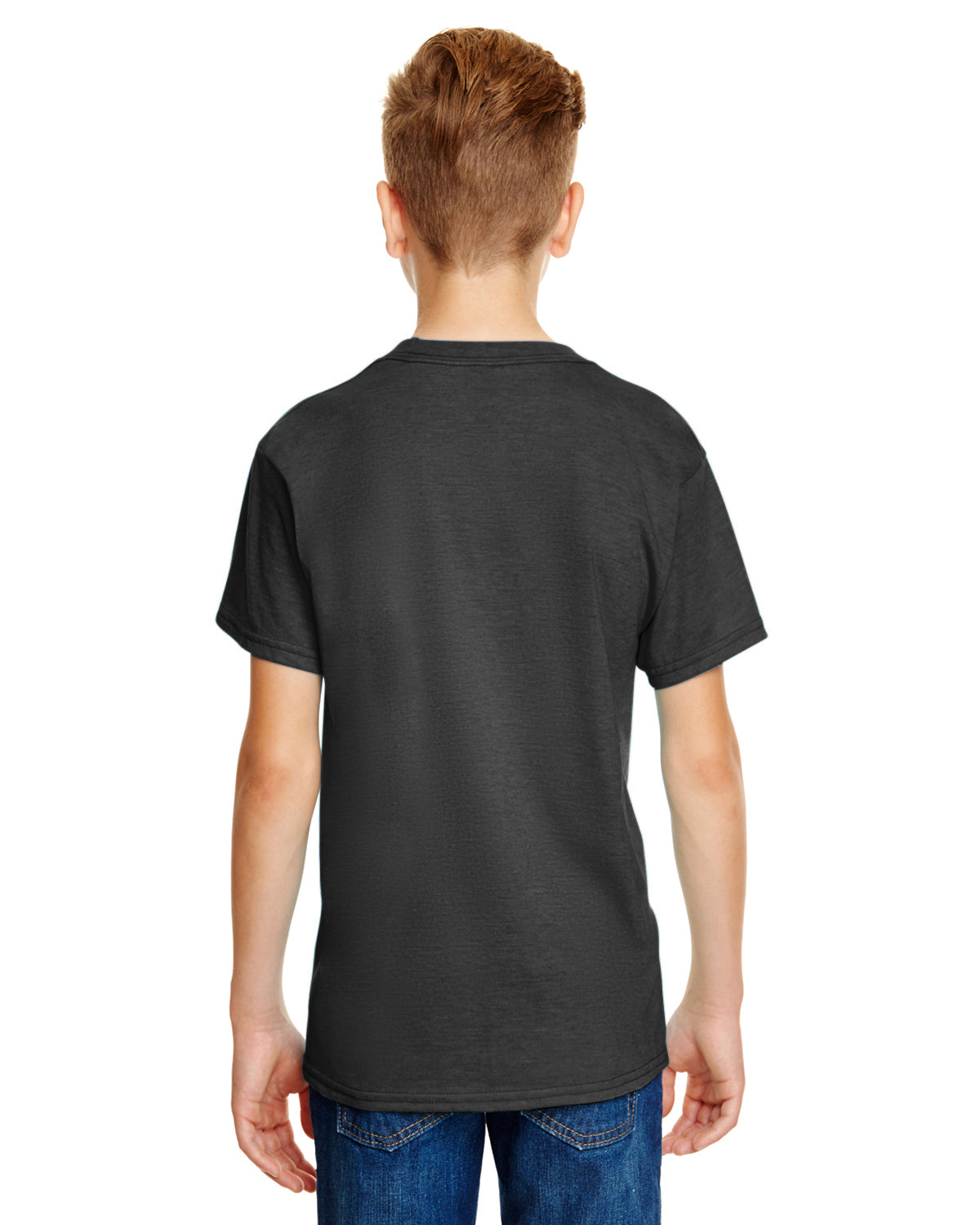 Youth Lightweight T-Shirt - Heather Dark Gray