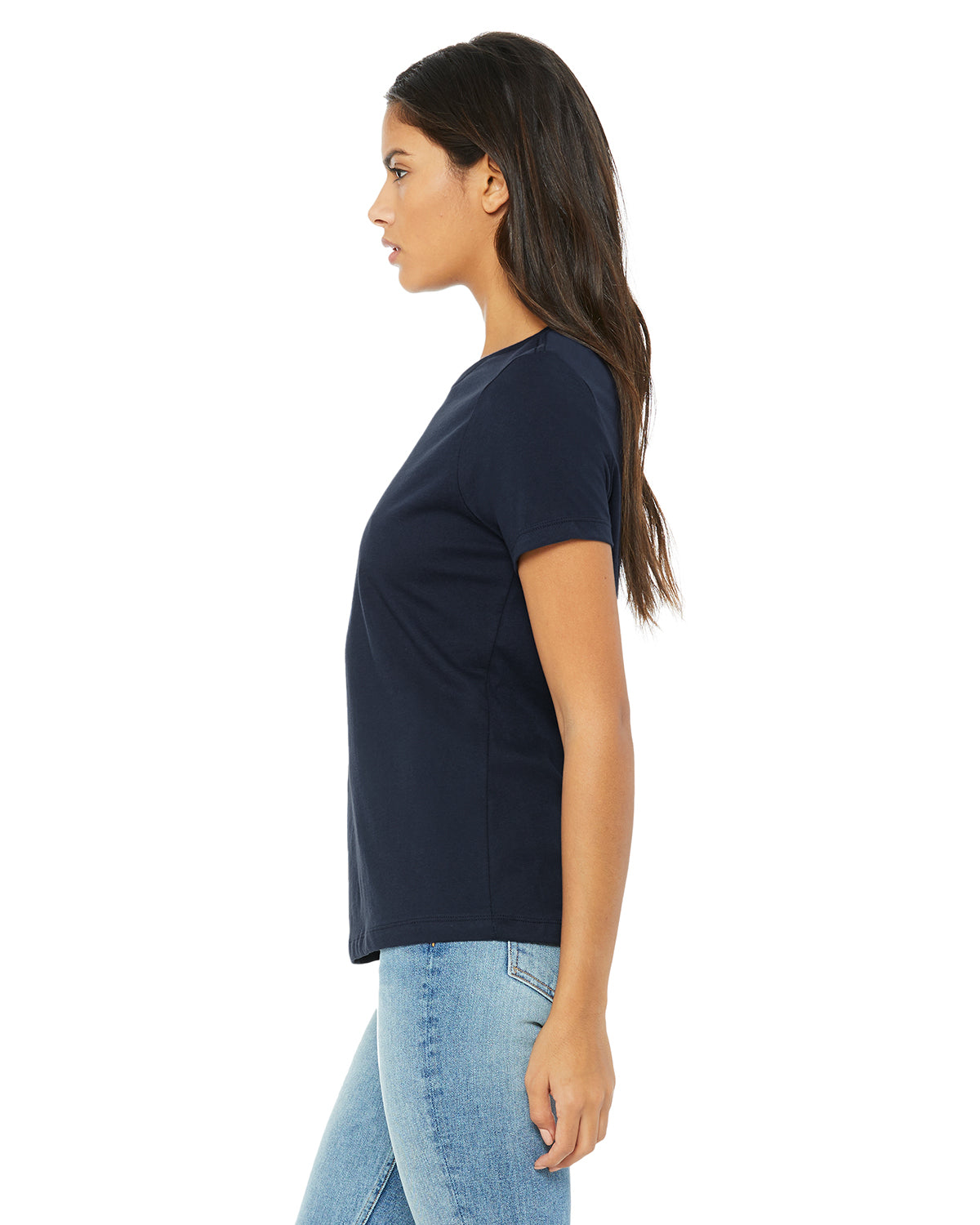 Women's Relaxed Jersey Short-Sleeve T-Shirt - Navy