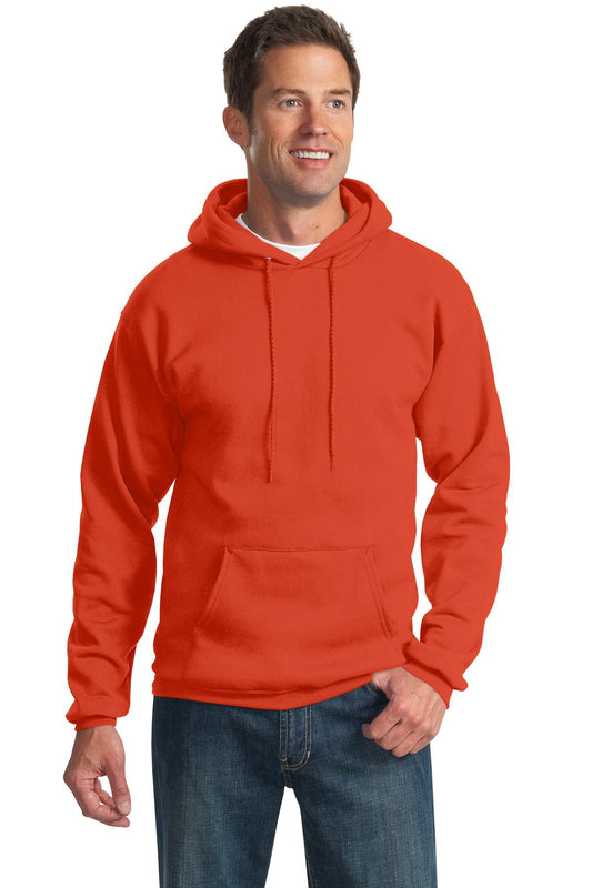 Unisex Essential Fleece Pullover Hoodie - Orange