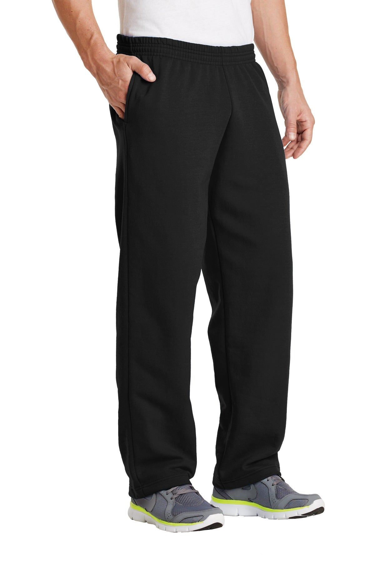 Unisex Core Fleece Sweatpant with Pockets - Jet Black