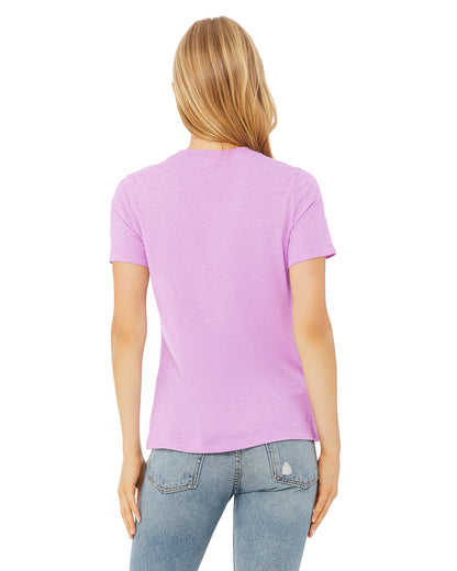 Women's Heathered Relaxed Jersey Short-Sleeve T-Shirt - Heather Prism Lilac