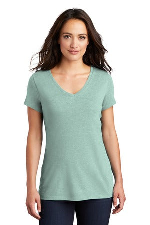 Women's Perfect Tri V-Neck Tee - Heather Dusty Sag