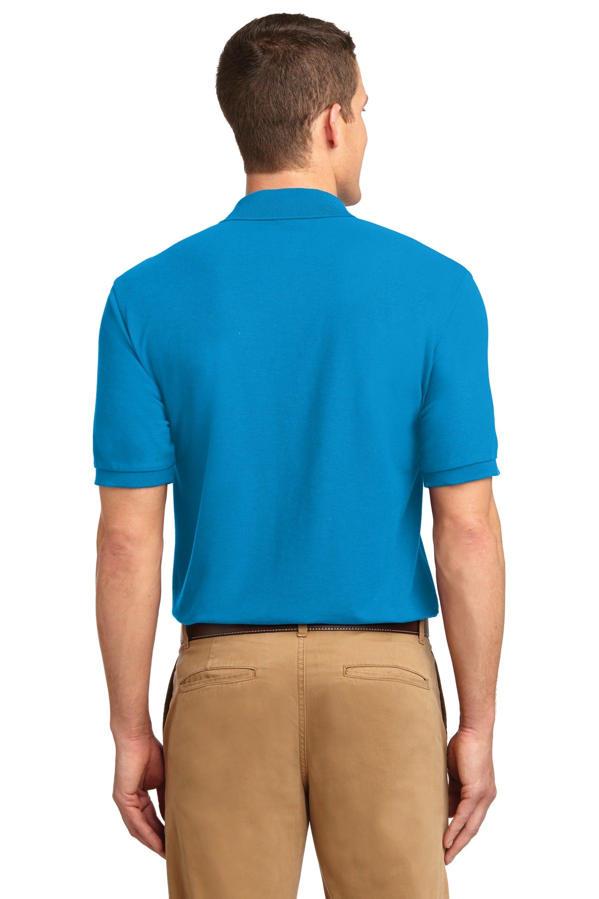 Unisex Silk Touch Polo - Turquoise