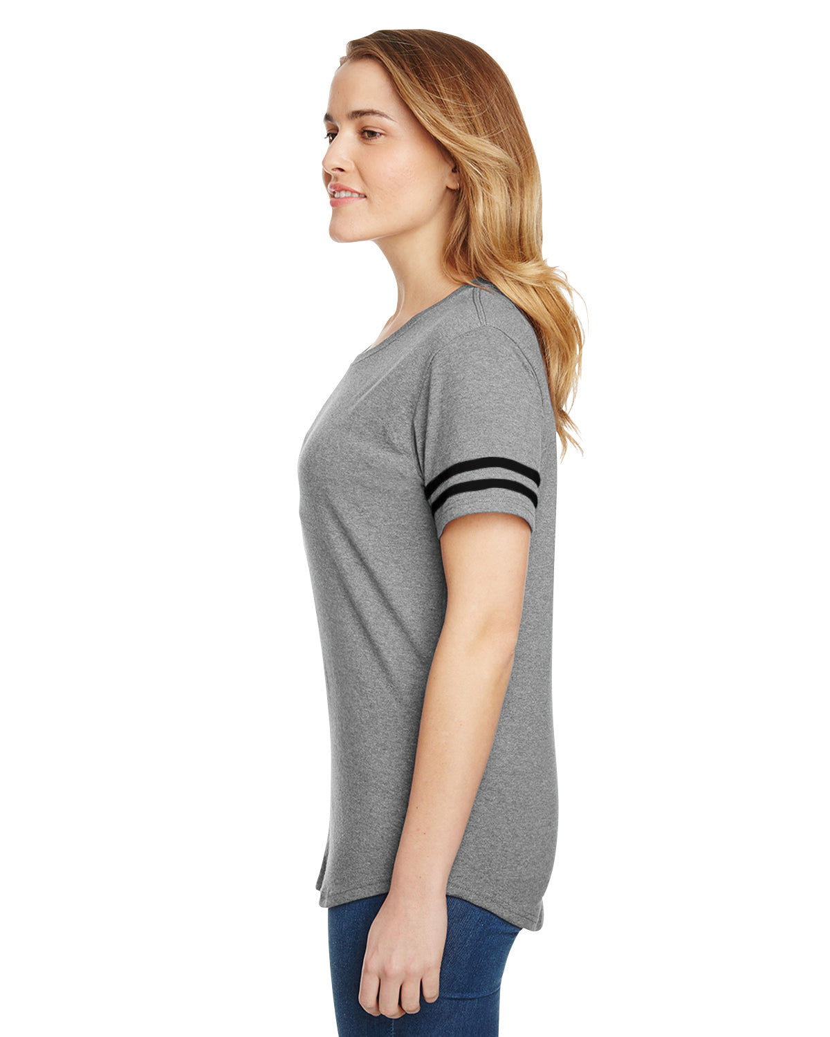 Heavy Cotton™ Women's Victory T-Shirt - Graph Heather / Black