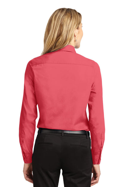 Women's Long Sleeve Easy Care Shirt - Hibiscus