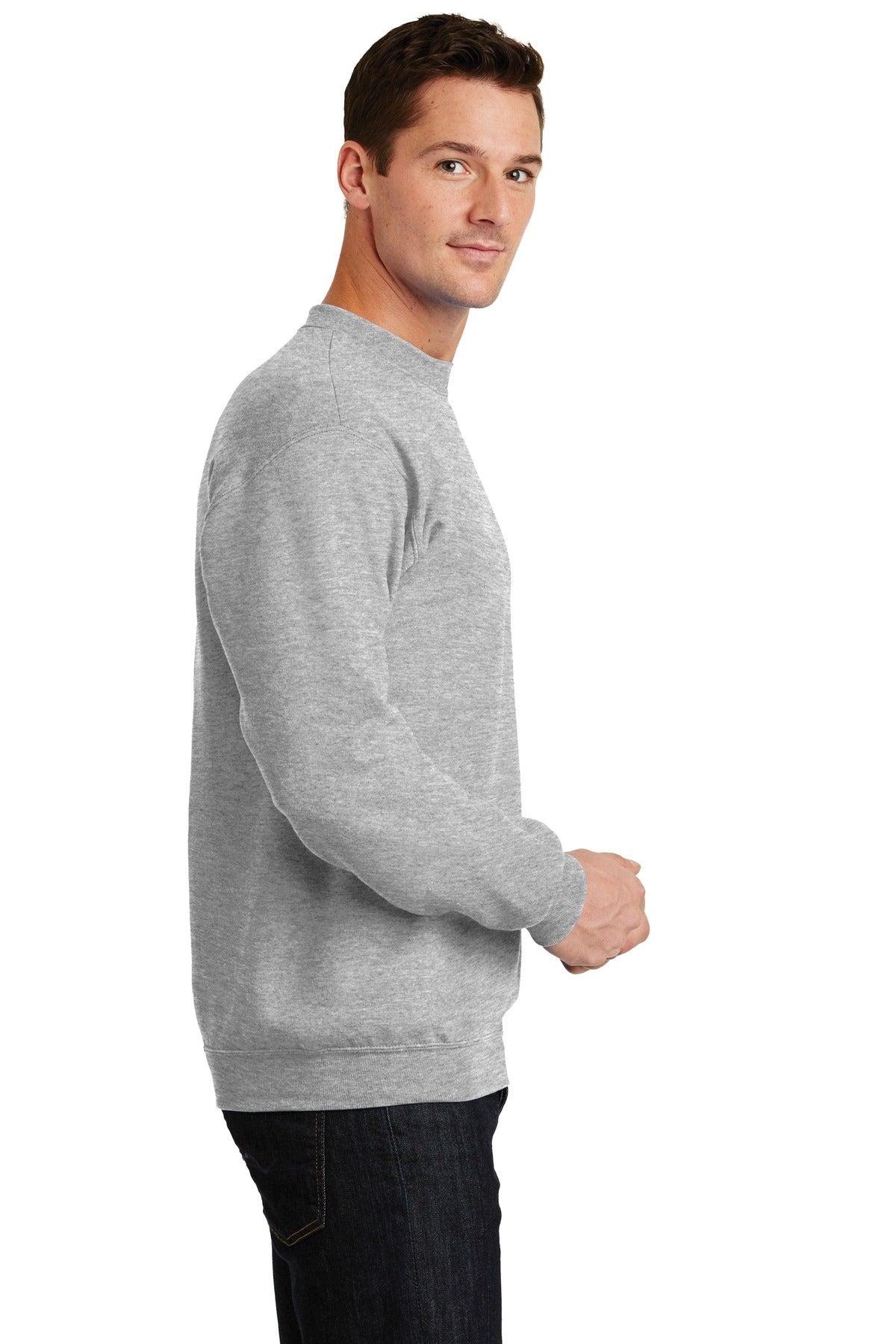 Unisex Core Fleece Crewneck Sweatshirt - Ash