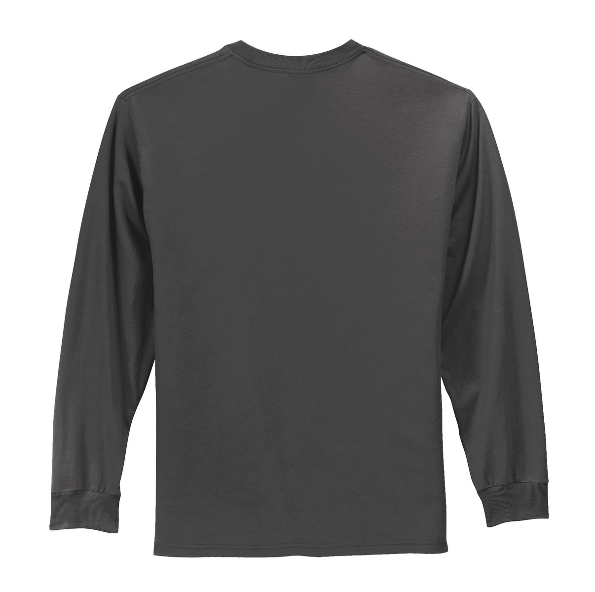 Unisex Long Sleeve Essential Tee - Charcoal