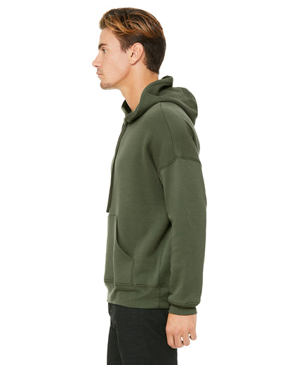 Unisex Sponge Fleece Pullover DTM Hoodie - Military Green