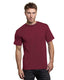 Bayside BA7100 - Unisex 100% Cotton Pocket T-Shirt - Burgundy