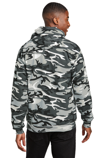 Unisex Core Fleece Camo Pullover Hoodie - Winter Camo