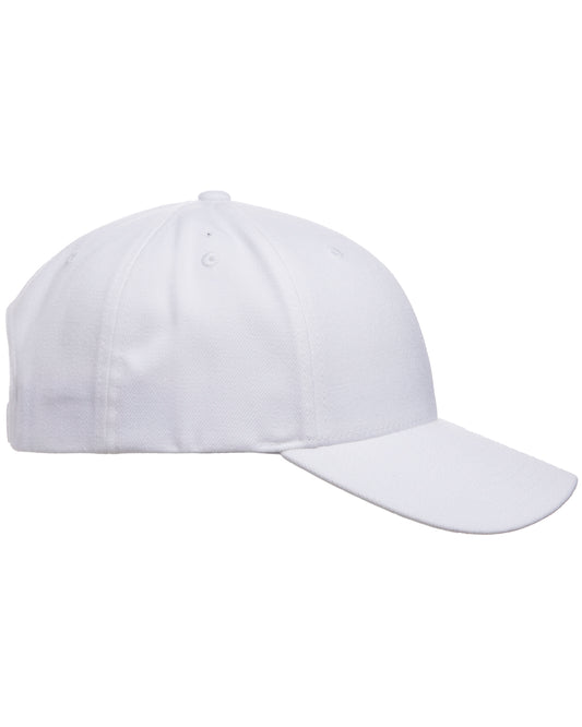 Premium Curved Visor Snapback - White
