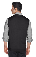 Unisex V-Neck Vest - Black