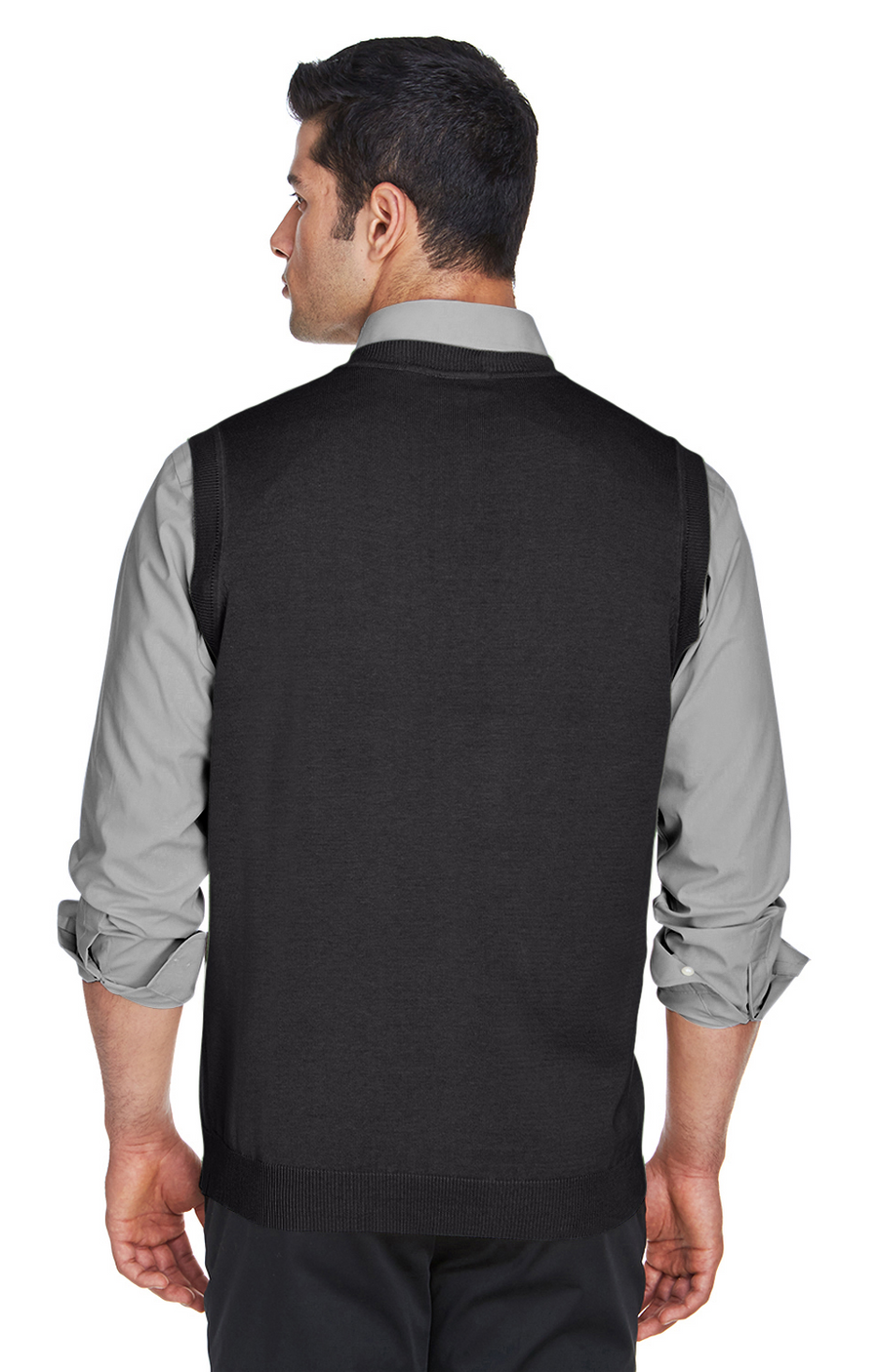Unisex V-Neck Vest - Black