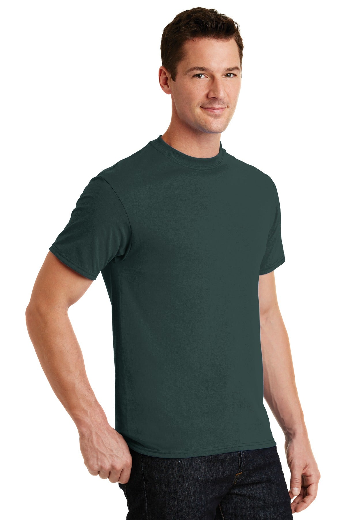 Unisex Core Blend Tee - Dark Green