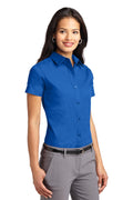 Women's Short Sleeve Easy Care Shirt - Strong Blue