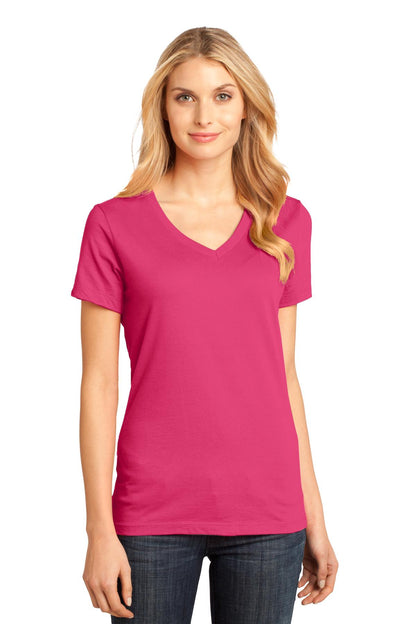 Women's Perfect Weight V-Neck Tee - Dark Fuchsia