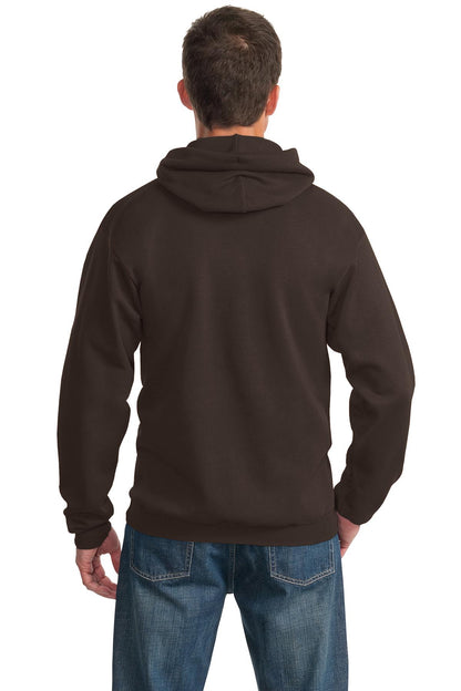 Unisex Essential Fleece Pullover Hoodie - Dark Chocolate Brown