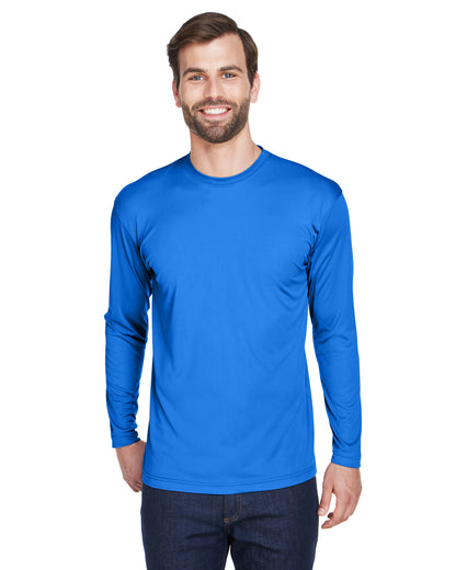 Unisex Cool & Dry Sport Long-Sleeve Performance Interlock T-Shirt - Royal