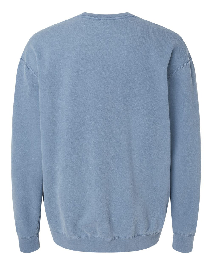 Unisex Lighweight Cotton Crewneck Sweatshirt - Blue Jean