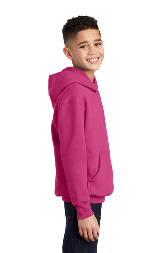 Youth Core Fleece Pullover Hoodie - Sangria