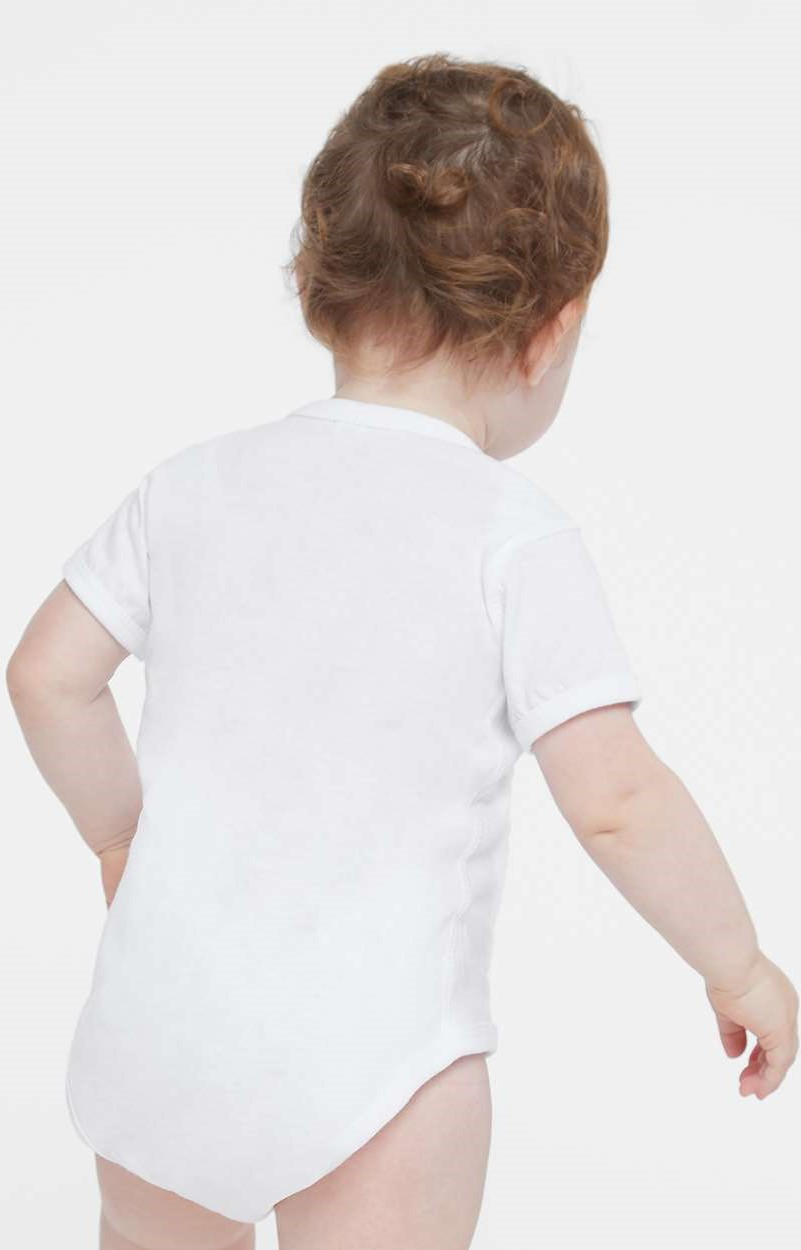 Infant Fine Jersey Bodysuit - White