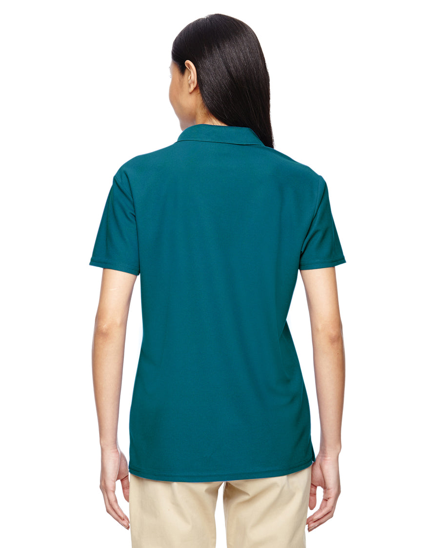 Women's Performance® Jersey Polo - Marble Galapagos Blue