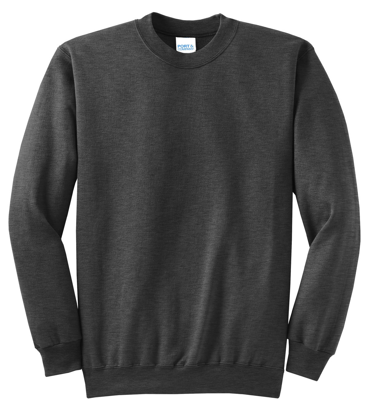 Unisex Core Fleece Crewneck Sweatshirt - Dark Heather Gray