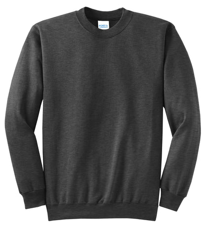 Unisex Core Fleece Crewneck Sweatshirt - Dark Heather Gray