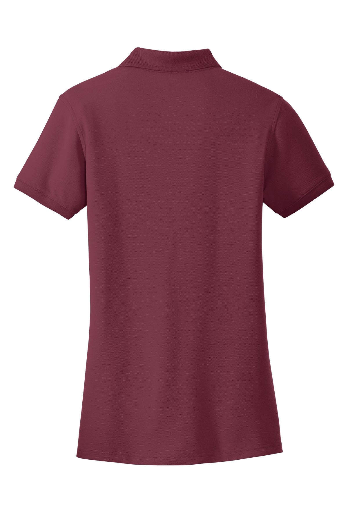 Women's Core Classic Pique Polo - Burgundy
