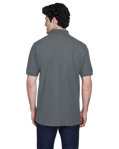 Men's Pima Piqué Short-Sleeve Polo - Graphite