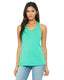 Bella + Canvas B6008 - Women's Jersey Racerback Tank - Teal
