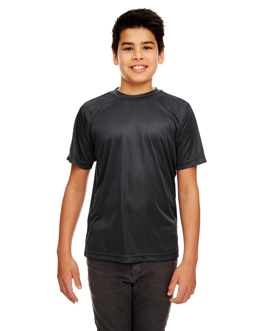 Youth Cool & Dry Sport Performance Interlock T-Shirt - Black