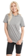 Next Level 2022 - Unisex Mock Twist Short Sleeve Hoody T-Shirt - Heather Gray