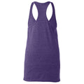 Women's Slim Fit Poly-Rich Racerback Tank - Heather Purple