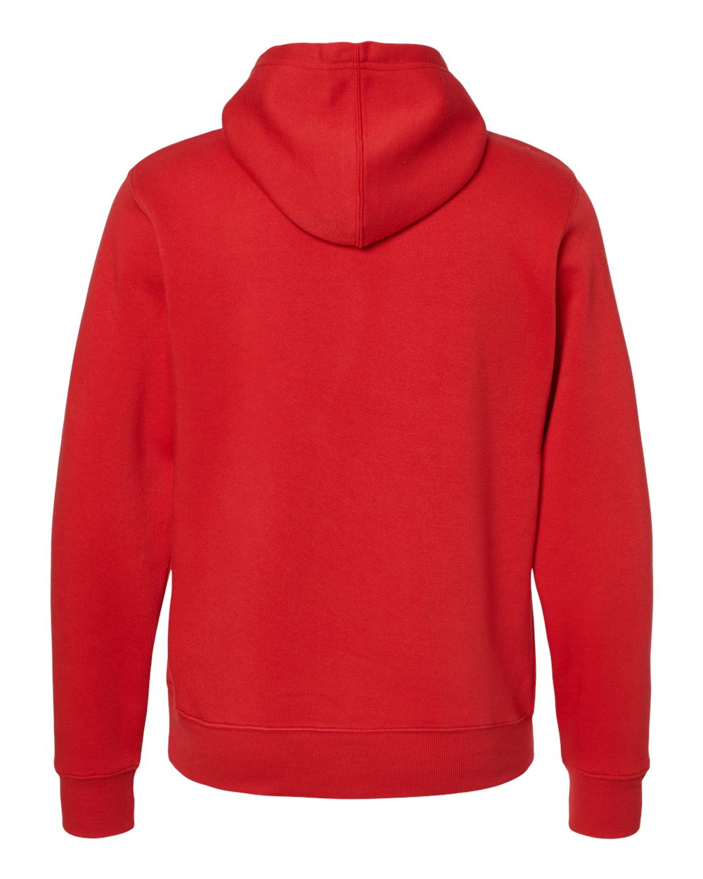 Unisex Triblend Pullover Fleece Hoodie - Red Solid