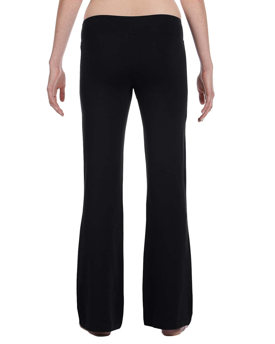 Women's Cotton/Spandex Fitness Pant - Black