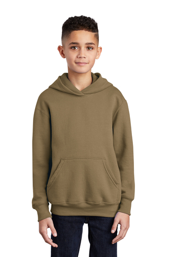 Youth Core Fleece Pullover Hoodie - Coyote Brown