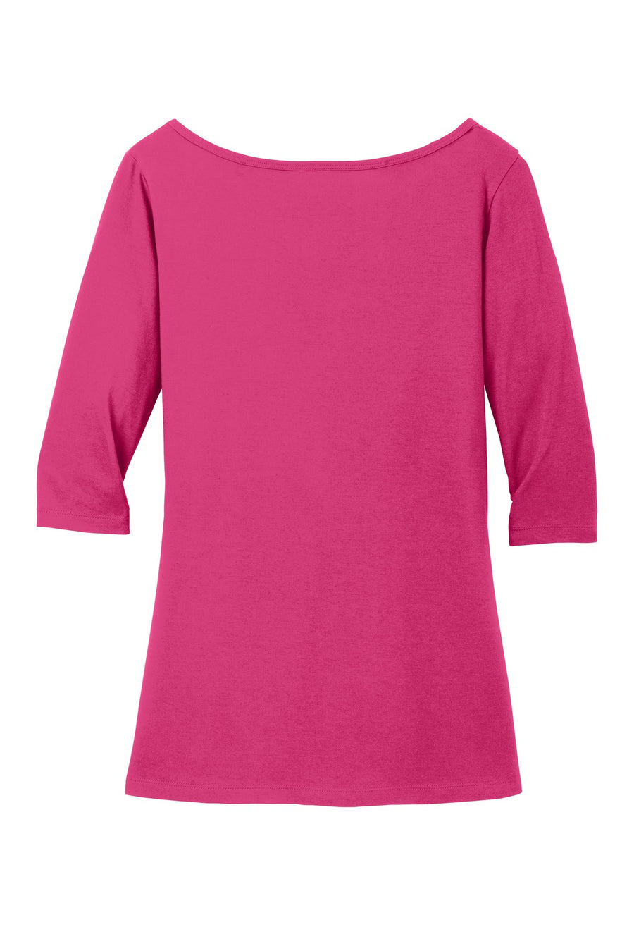 Women's Perfect Weight 3/4-Sleeve Tee - Dark Fuchsia